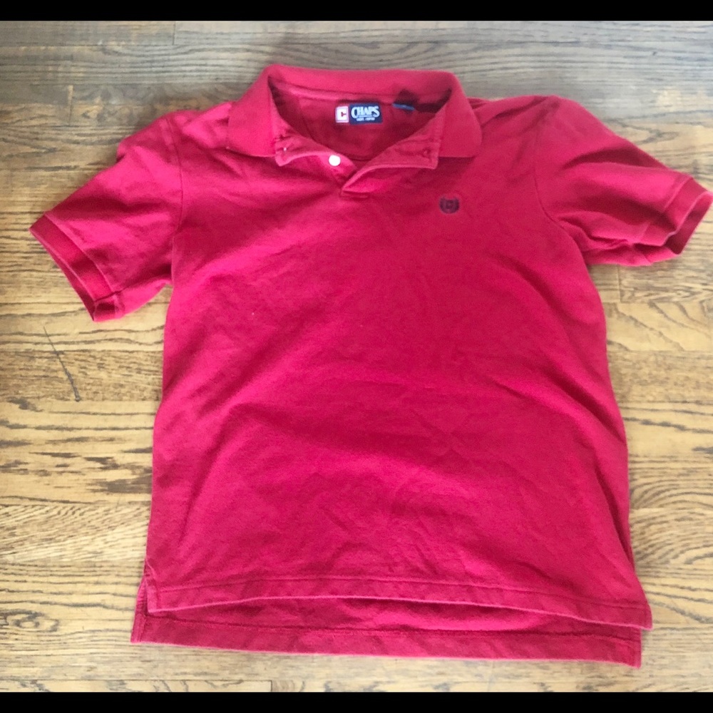 Chaps red polo shirt medium